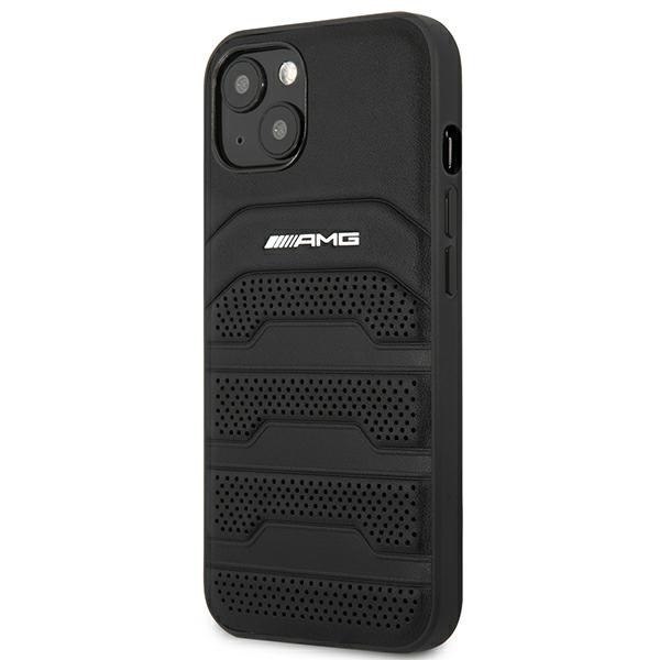 AMG AMHCP14MGSEBK iPhone 14 Plus 6,7" czarny/black hardcase Leathe